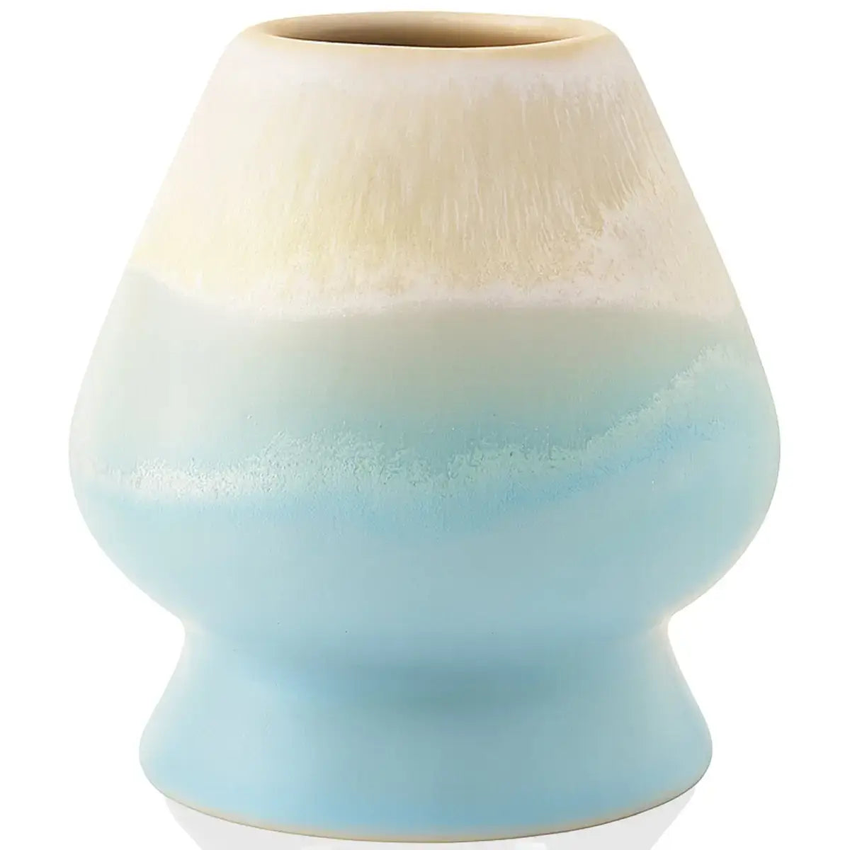 Chasentate - Matcha Besenhalter aus Keramik "Fuji Blue"