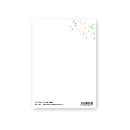 Postkarte - TUTTO KOMPLETTI KONFETTI