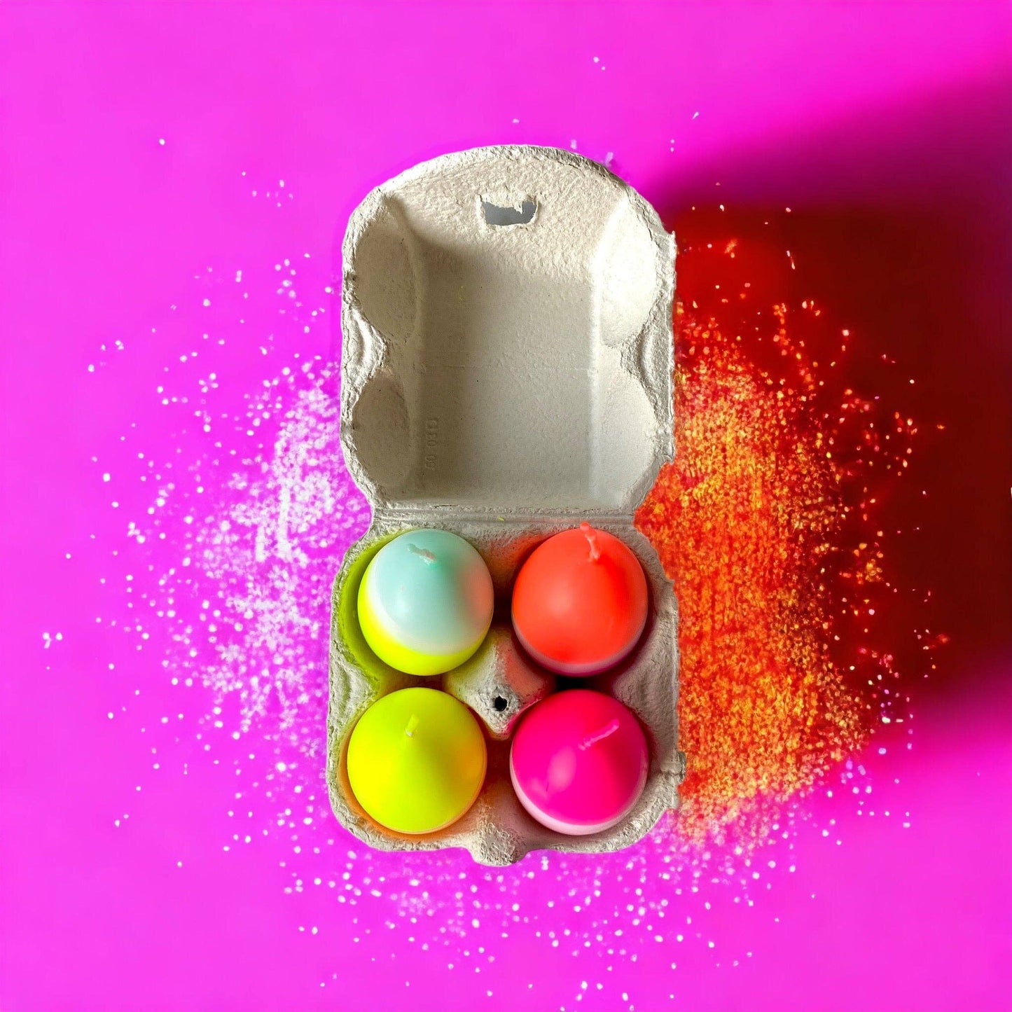 Dip Dye Eggs * Flotter Vierer