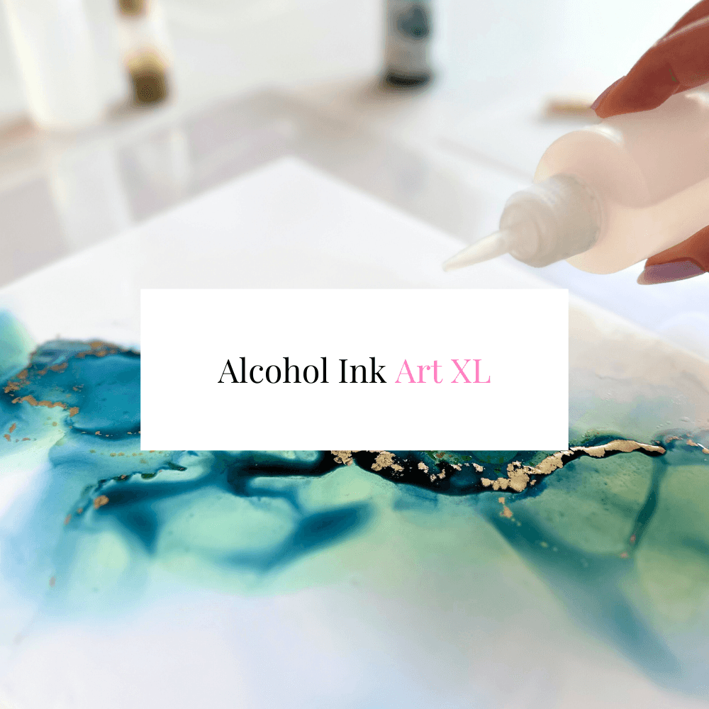 Alcohol Ink XL Malkurs - blumenkindjen