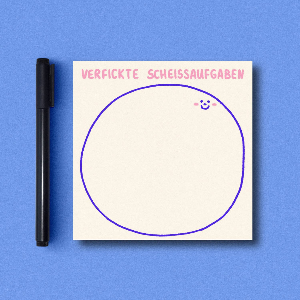 Notizblock verfickte Scheißaufgaben