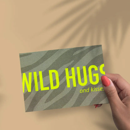Postkarte│WILDE UMARMUNGEN und Küsse│
