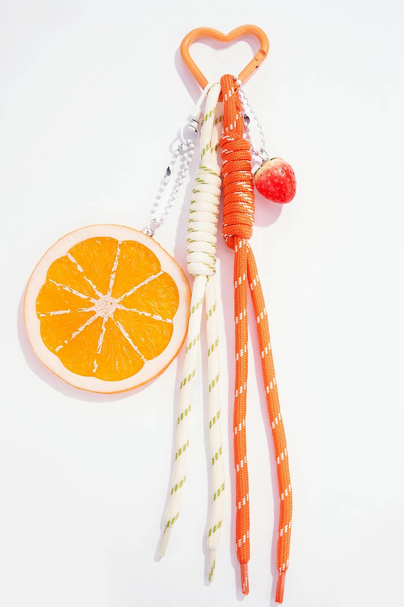 Früchte-Taschenanhänger und Schlüsselanhänger PC17