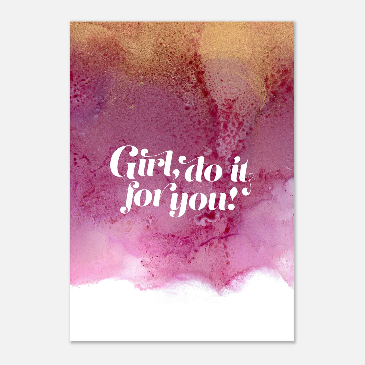 Poster GIRL – blumenkindjen