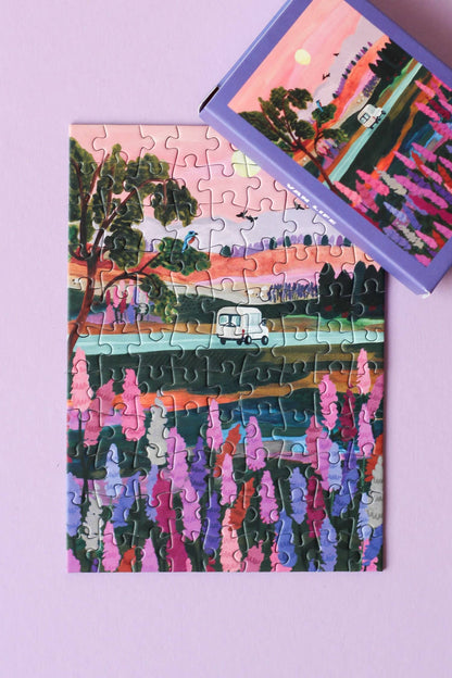 Mini-Puzzle Van Life, 99 Teile