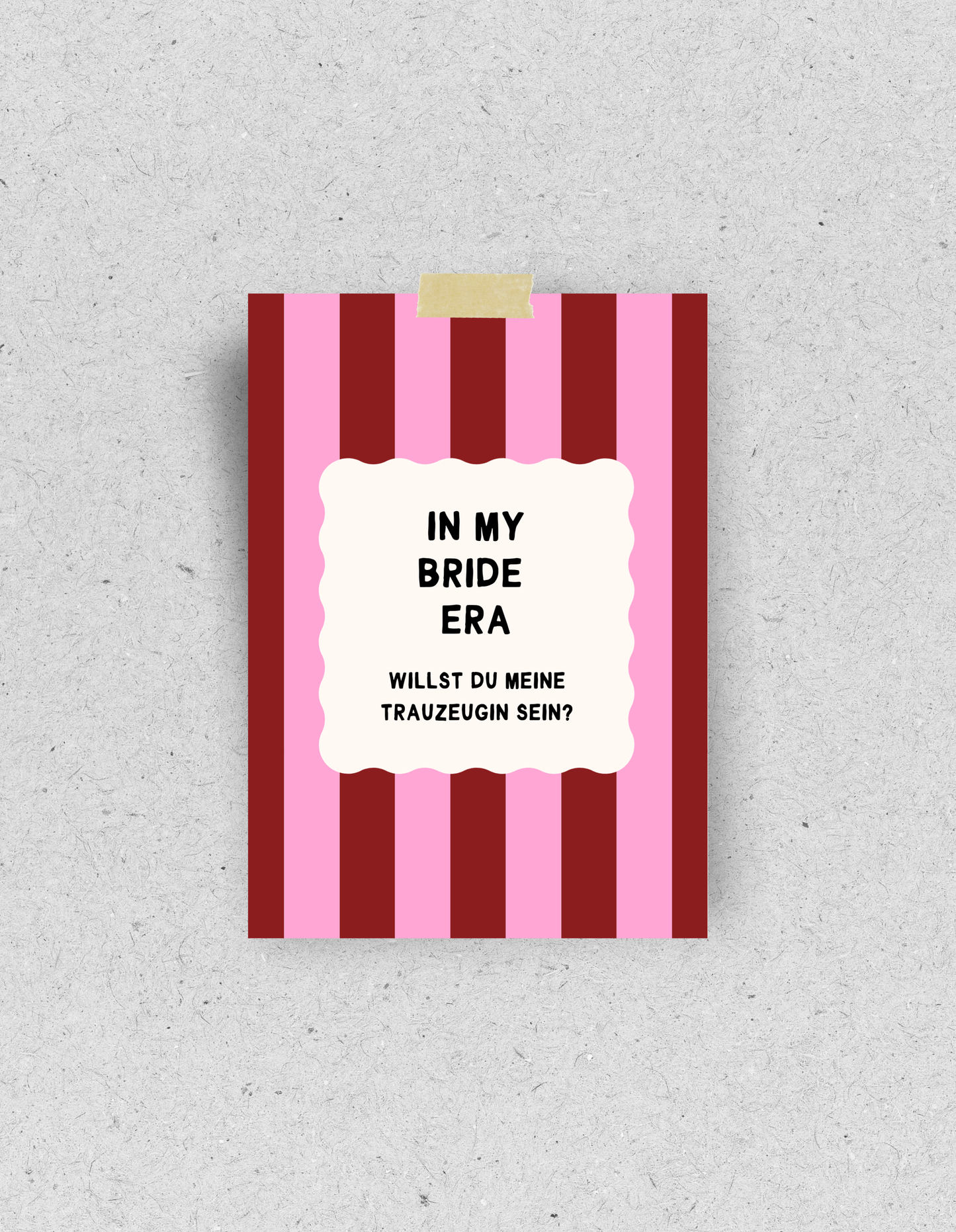 Postkarte "In my bride era" | Recyclingpapier