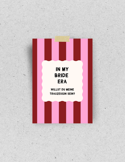 Postkarte "In my bride era" | Recyclingpapier