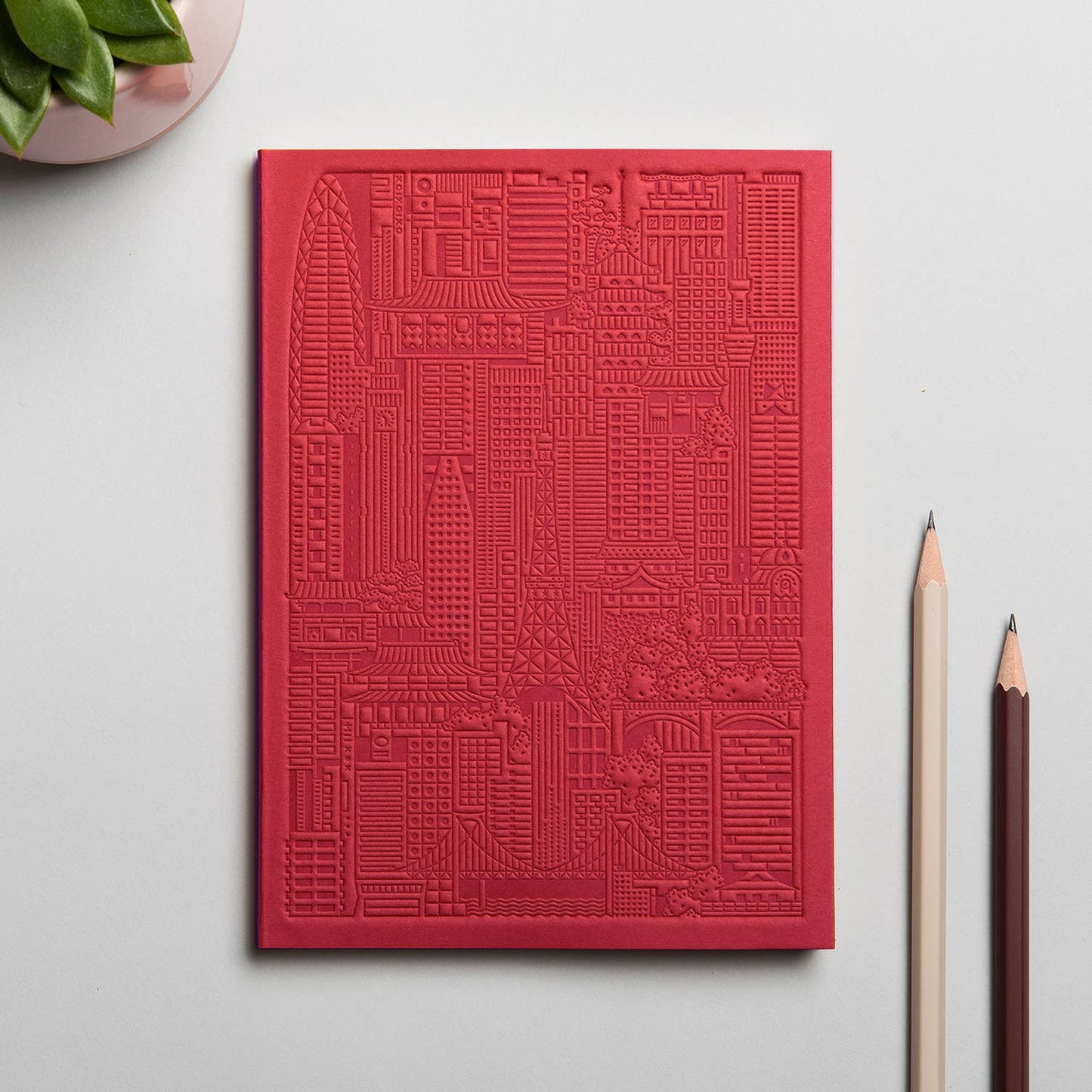 The Tokyo Notebook von The City Works – handgeprägtes Notizbuch in B6