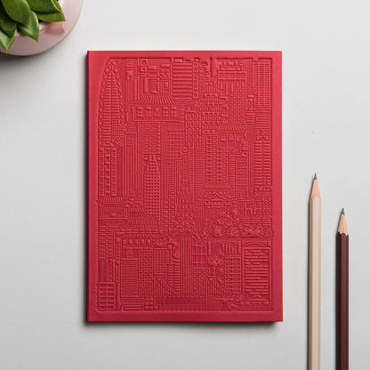 The Tokyo Notebook von The City Works – handgeprägtes Notizbuch in B6