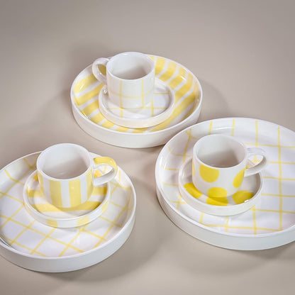 Vase Grid - spiaggia yellow