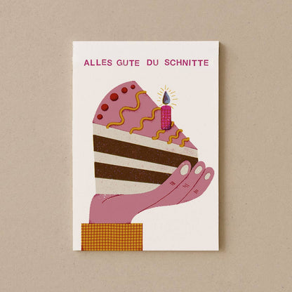 Schnitte Postkarte DIN A6
