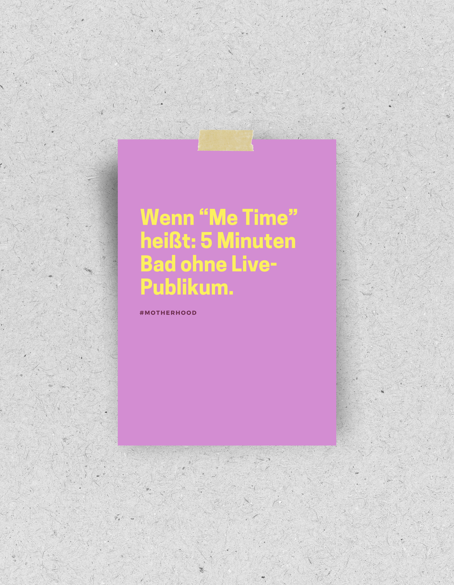 Postkarte "Me time"