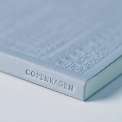 The Copenhagen Notebook von The City Works – handgeprägtes Notizbuch in B6