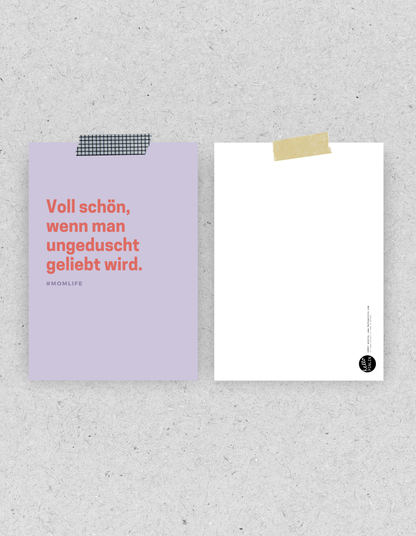 Postkarte "Ungeduscht"