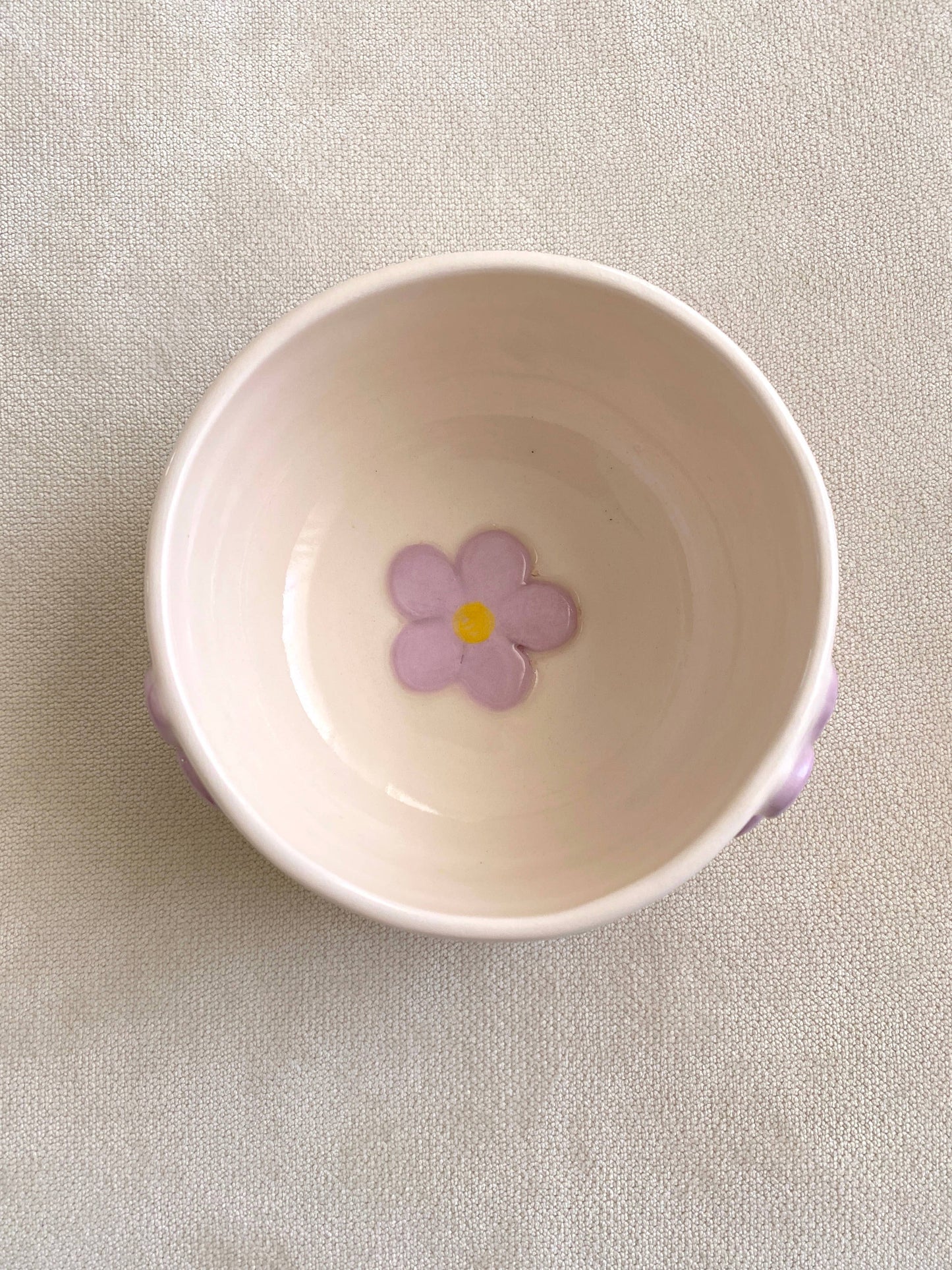 Blomma Bowl handgefertigte Keramik-Blumenschale, 300 ml, Hergestellt in Spanien