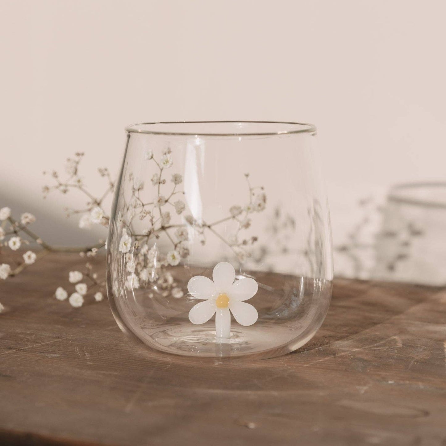 Trinkglas Daisyfigur (VE = 6 Stk)