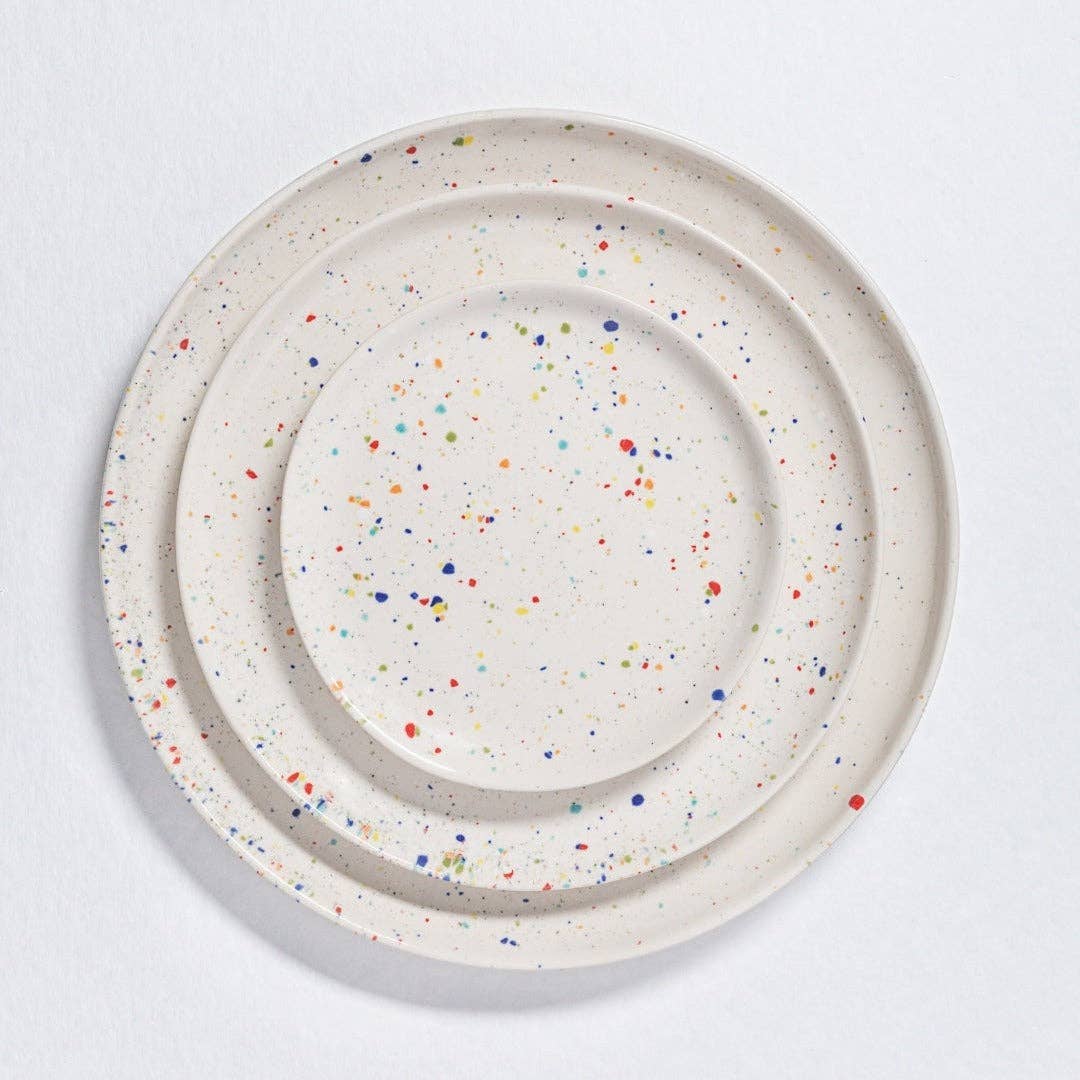 Party-Brotplatte Weiß, 17 cm