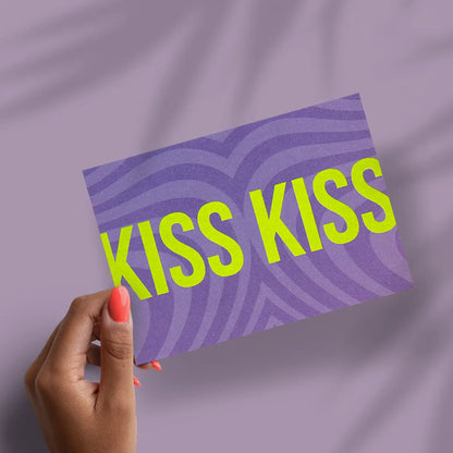 Postkarte│KUSS KUSS│