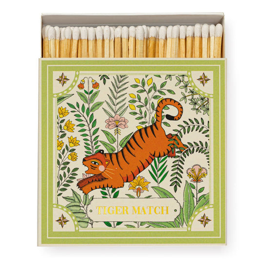Ariane's Green Tiger | Quadratische Sicherheitsstreichhölzer