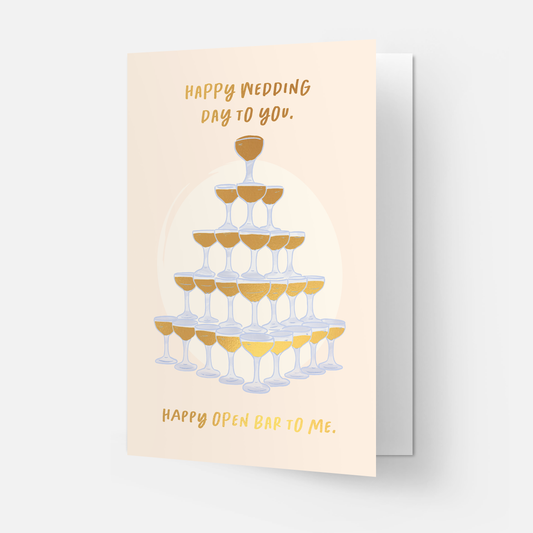 Grußkarte ‚Open Bar‘