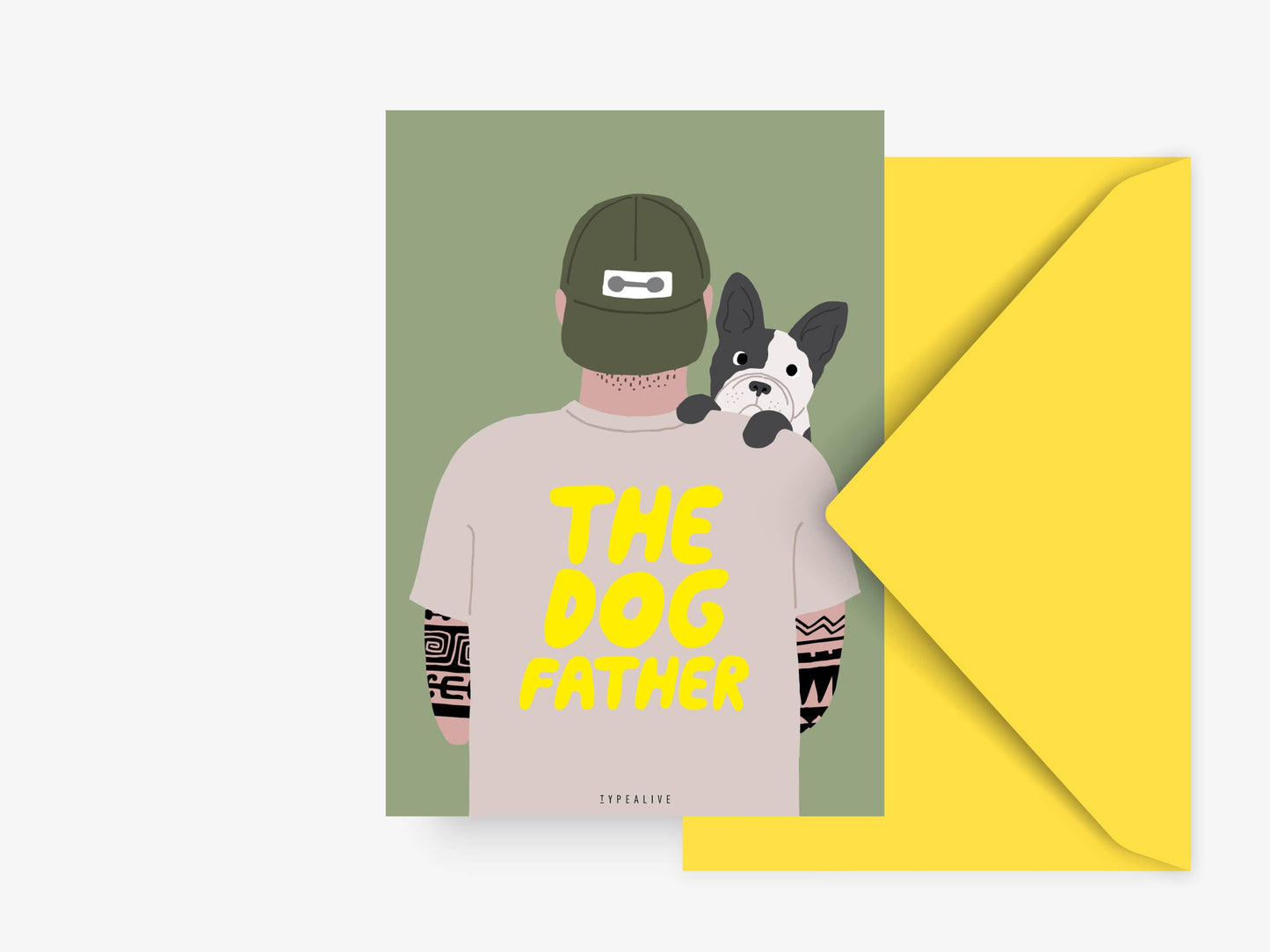 Postkarte / Petisfaction "Dogs" Dogfather