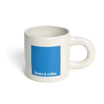 BLAUE BÜCHER & KAFFEEBECHER HF