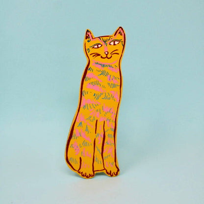 Lesezeichen Cat Tails aus echtem Leder