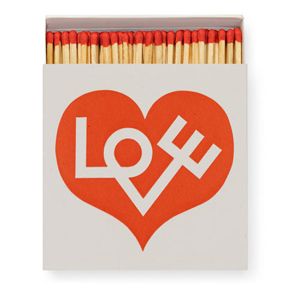 Love | Quadratische Sicherheitsstreichhölzer