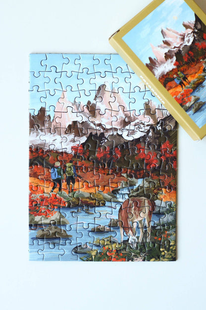 Mini-Puzzle Patagonia, 99 Teile
