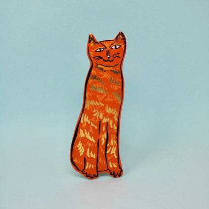 Lesezeichen Cat Tails aus echtem Leder