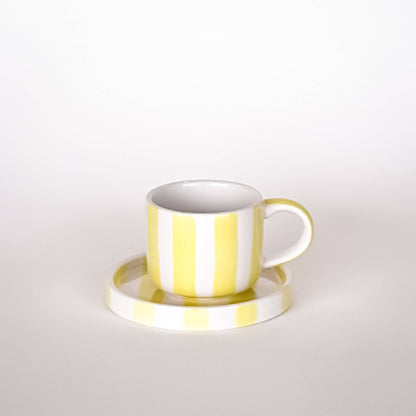 Espresso  Stripes - spiaggia yellow (2er Set - 4 Teile)
