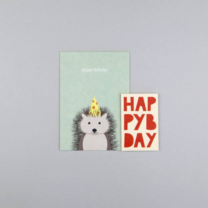 Minikarte Holzschliff Fred B-Day