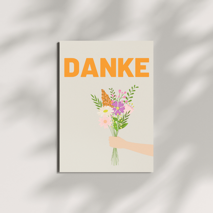 Postkarte - DANKE