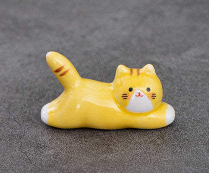 Gohobi Bunter Katzen-Essstäbchenhalter