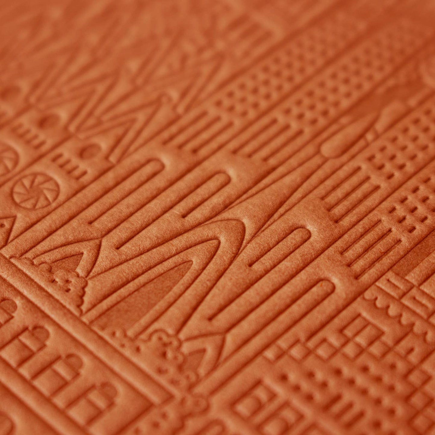The Barcelona Notebook von The City Works – handgeprägtes Notizbuch im B6-Format