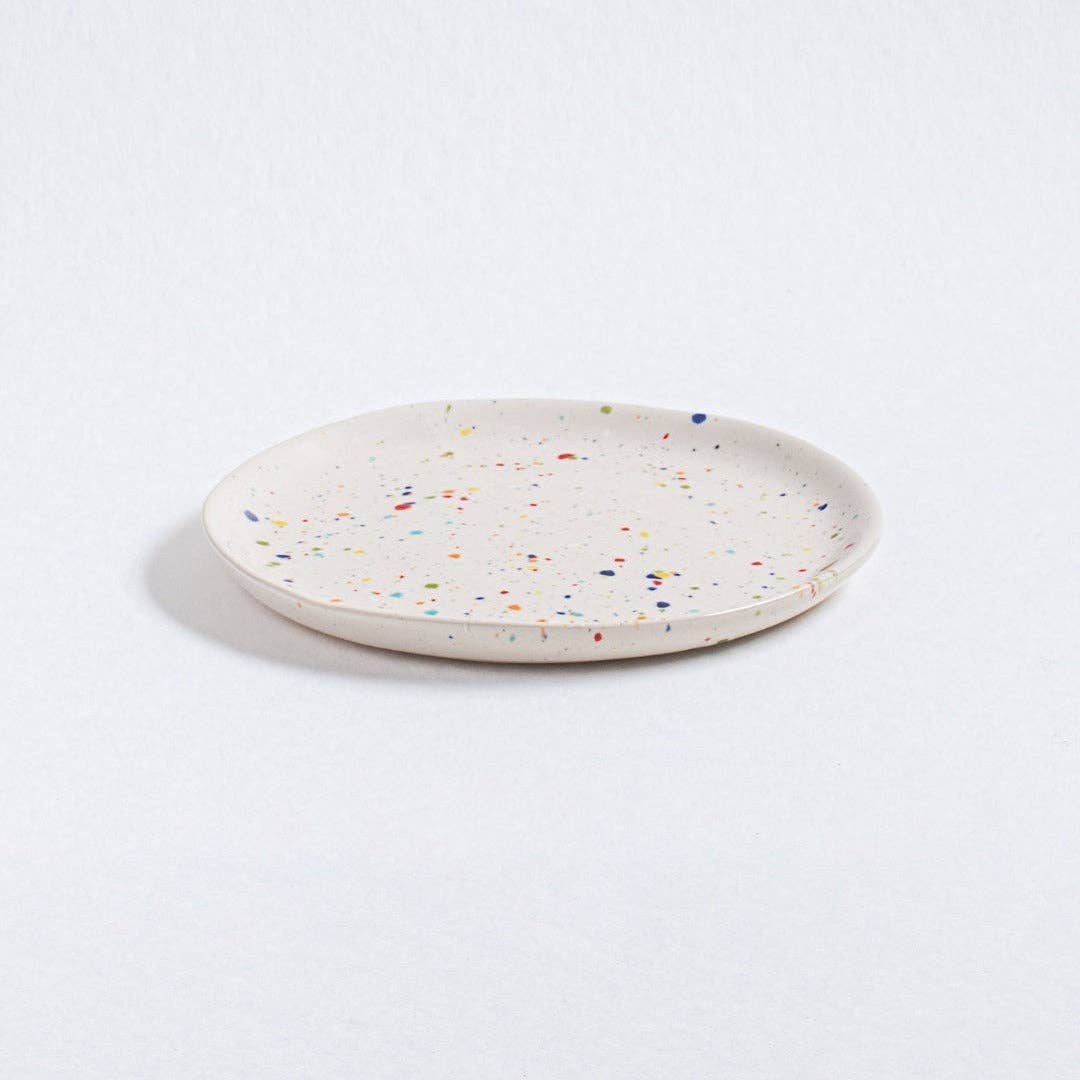 Party-Brotplatte Weiß, 17 cm