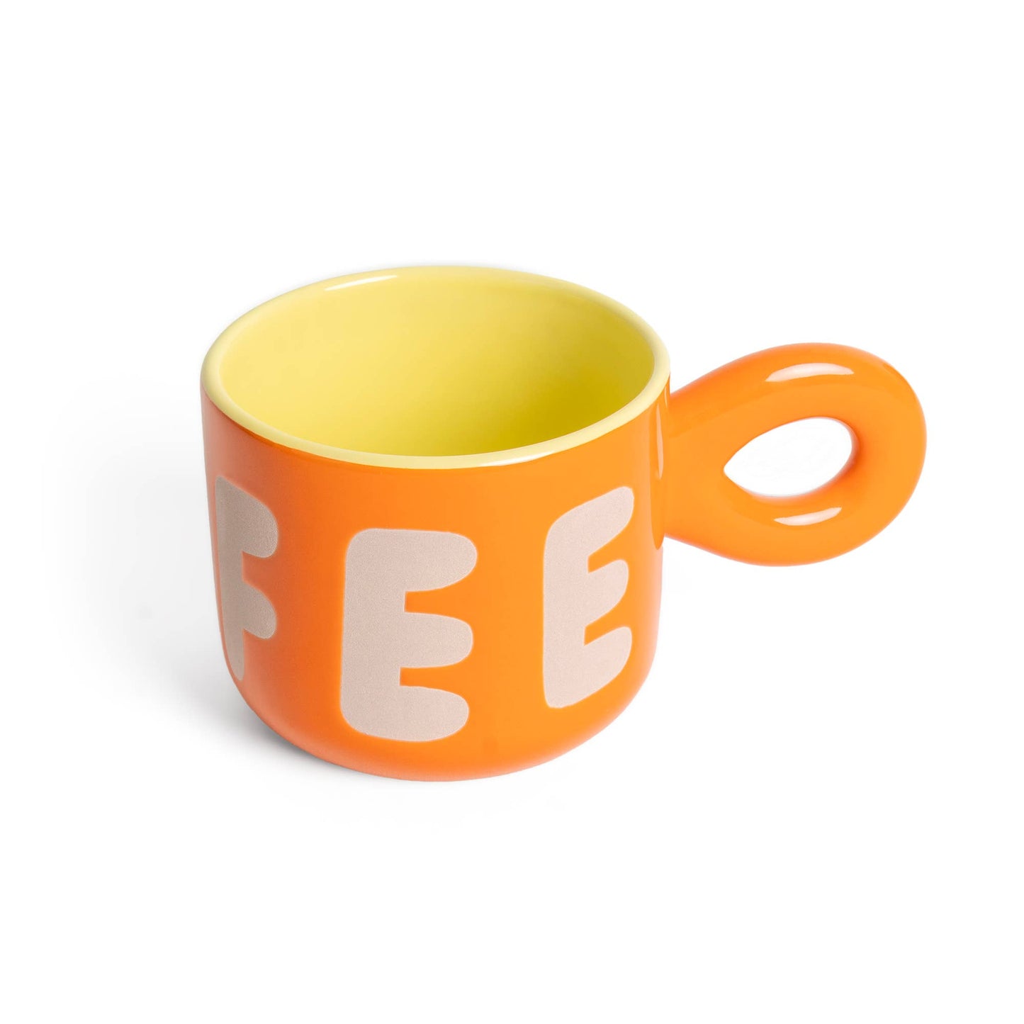 ORANGE KAFFEEBECHER HF