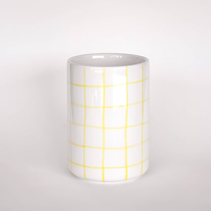 Vase Grid - spiaggia yellow