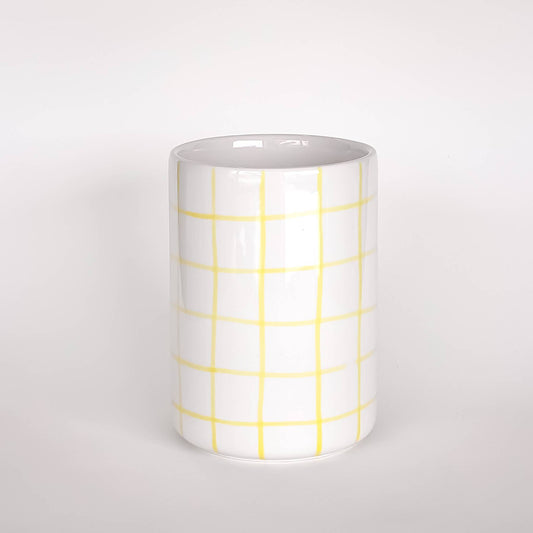 Vase Grid - spiaggia yellow