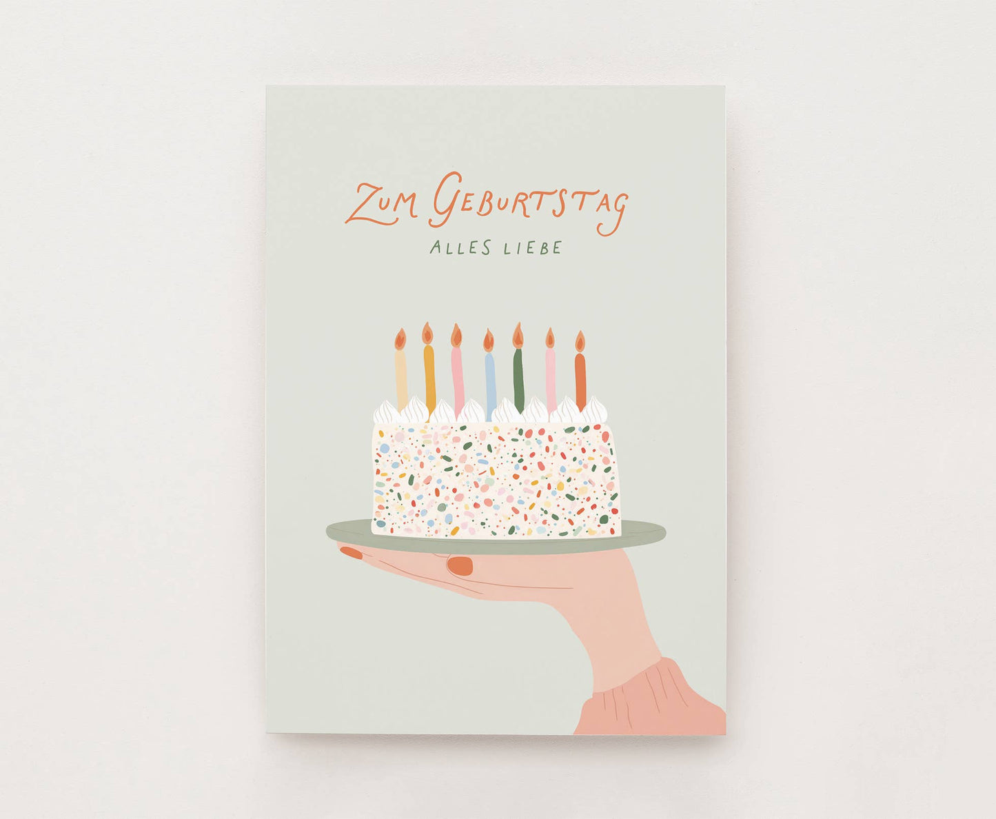 Postkarte - Zum Geburtstag Alles Liebe
