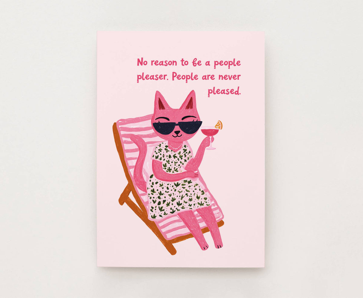 Postkarte - People Pleaser