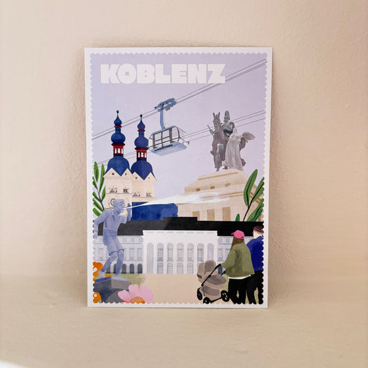Koblenz Postkarte
